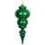 Vickerman N150604DMV 14" Green Matte Finial UV Drilled