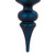Vickerman N150631DMV 14" Midnt Blue Matte Finial UV Drilled