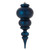 Vickerman N150631DMV - 14 inch Midnight Blue Matte Finial Outdoor Christmas Ornament