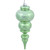 Vickerman N150654DSV 14" Celadon Shiny Finial UV Drilled