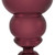 Vickerman N150665DSV 14" Burgundy Shiny Finial UV Drilled