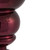 Vickerman N150665DSV - 14 inch Burgundy Shiny Finial Outdoor Christmas Ornament