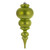  Vickerman N150673DMV 14" Lime Matte Finial UV Drilled 