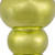 Vickerman N150673DSV - 14 inch Lime Shiny Finial Outdoor Christmas Ornament