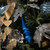 Vickerman N150802DMV 14" Blue Matte Finial Drop UV Dril 2/Bg