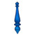 Vickerman N150802DMV 14" Blue Matte Finial Drop UV Dril 2/Bg