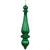 Vickerman N150804DMV - 14 inch Green Matte Finial Outdoor Christmas Ornament - 2 Pack