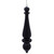 Vickerman N150817DSV 14" Black Shiny Finial Drop UV Dril 2/Bg
