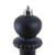 Vickerman N150831DMV - 14 inch Midnight Blue Matte Finial Outdoor Christmas Ornament - 2 Pack