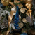 Vickerman N150831DSV 14" Midnt Blue Shiny Finial Drop UV 2/Bg