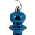 Vickerman N150831DSV 14" Midnt Blue Shiny Finial Drop UV 2/Bg