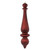  Vickerman N150865DMV 14" Burgundy Matte Finial Drop UV 2/Bag 