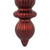 Vickerman N150865DMV - 14 inch Burgundy Matte Finial Outdoor Christmas Ornament - 2 Pack