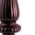 Vickerman N150865DSV - 14 inch Burgundy Shiny Finial Outdoor Christmas Ornament - 2 Pack