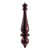 Vickerman N150865DSV 14" Burgundy Shiny Finial Drop UV 2/Bag