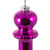 Vickerman N150870DSV 14" Fuchsia Shiny Finial Drop UV 2/Bag