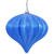 Vickerman N151202DSV 5.7" Blue Shiny Onion UV Drilled 3/Bag