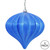 Vickerman N151202DSV 5.7" Blue Shiny Onion UV Drilled 3/Bag