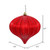 Vickerman N151203DSV 5.7" Red Shiny Onion UV Drilled 3/Bag