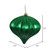 Vickerman N151204DMV - 5.7 inch Green Matte Onion Outdoor Christmas Ornament - 3 Pack
