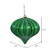 Vickerman N151204DSV - 5.7 inch Green Shiny Onion Outdoor Christmas Ornament - 3 Pack