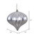 Vickerman N151207DMV 5.7" Silver Matte Onion UV Drilled 3/Bag