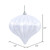 Vickerman N151207DSV 5.7" Silver Shiny Onion UV Drilled 3/Bag