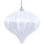 Vickerman N151207DSV 5.7" Silver Shiny Onion UV Drilled 3/Bag