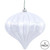 Vickerman N151207DSV 5.7" Silver Shiny Onion UV Drilled 3/Bag