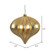 Vickerman N151208DMV 5.7" Gold Matte Onion UV Drilled 3/Bag