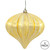 Vickerman N151208DSV 5.7" Gold Shiny Onion UV Drilled 3/Bag