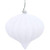 Vickerman N151211DSV 5.7" White Shiny Onion UV Drilled 3/Bag