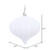 Vickerman N151211DSV 5.7" White Shiny Onion UV Drilled 3/Bag