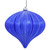 Vickerman N151222DSV 5.7" CobaltBlue Shiny Onion UV Dril 3/Bg