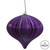 Vickerman N151226DSV 5.7" Plum Shiny Onion UV Drilled 3/Bag