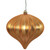 Vickerman N151230DMV 5.7" Antq Gold Matte Onion UV Drill 3/Bg