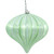 Vickerman N151254DSV 5.7" Celadon Shiny Onion UV Drilled 3/Bg