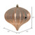 Vickerman N151258DSV 5.7" Rose Gold Shiny Onion Uv Drill 3/Bg