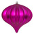 Vickerman N151270DMV 5.7" Fuchsia Matte Onion UV 3/Bag