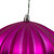 Vickerman N151270DMV - 5.7 inch Fuchsia Matte Onion Outdoor Christmas Ornament - 3 Pack
