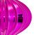 Vickerman N151270DSV - 5.7 inch Fuchsia Shiny Onion Outdoor Christmas Ornament - 3 Pack
