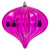 Vickerman N151270DSV 5.7" Fuchsia Shiny Onion UV 3/Bag