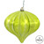 Vickerman N151273DSV - 5.7 inch Lime Shiny Onion Outdoor Christmas Ornament - 3 Pack