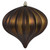 Vickerman N151275DMV 5.7" Chocolate Matte Onion UV 3/Bag