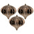Vickerman N151276DSV 5.7" Mocha Shiny Onion UV 3/Bag