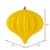 Vickerman N151278DMV 5.7" Yellow Matte Onion UV Drilled 3/Bag
