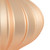 Vickerman N151280DMV - 5.7 inch Cafe Latte Matte Onion Outdoor Christmas Ornament - 3 Pack
