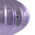 Vickerman N151286DSV - 5.7 inch Lavender Shiny Onion Outdoor Christmas Ornament - 3 Pack