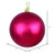 Vickerman N590721DSV 2.75" Berry Red Shiny Ball UV Drill 12Bg