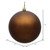 Vickerman N590776DMV - 2.75 inch Mocha Matte Ball Outdoor Christmas Ornament - 12 Pack